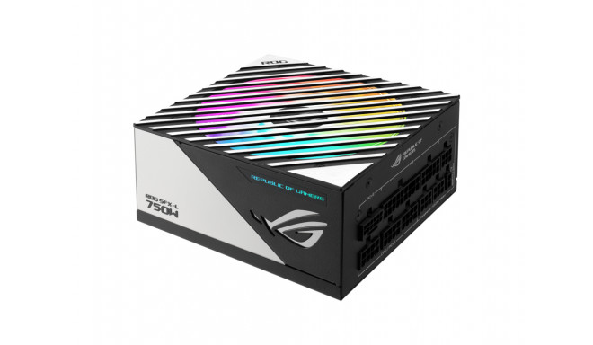 ASUS ROG Loki SFX-L 750W Platinum toiteplokk 20+4 pin ATX must, hõbedane