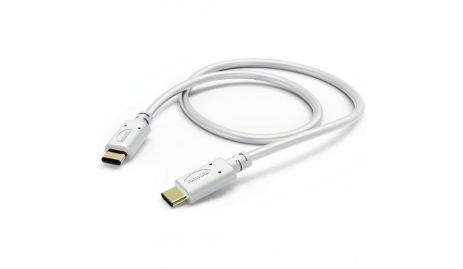 Hama 00183328 Charging/Data Cable, USB Type-C - USB Type-C 1.5m White