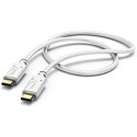 Hama 00183328 Charging/Data Cable, USB Type-C - USB Type-C 1.5m White