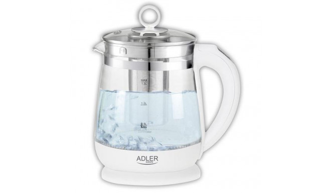 Adler AD 1299 electric kettle 1.5 L 1850 W White