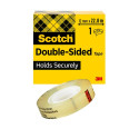 Scotch® Double-Sided Tape, 12 mm x 22.8 m, 1 Roll/Pack