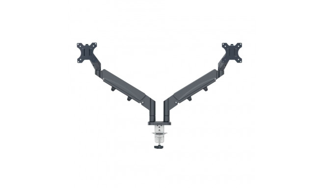 Monitori lauakinnitus LEITZ Ergo SpaceSaving Dual Laptop kuni 32" 9kg tumehall