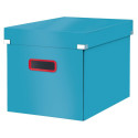 Pappkast kaanega 320x310x360mm LEITZ Cosy Click & Store sinine