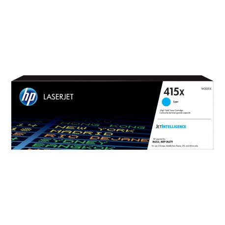 HP 415X tsüaan LaserJet toonerikassett