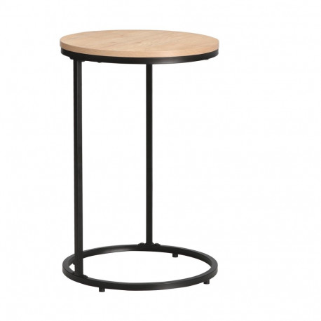 Side table HEDVIG D40xH60cm, ash/black