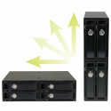 Rack Startech SATSASBP425 Black Portable 2,5"
