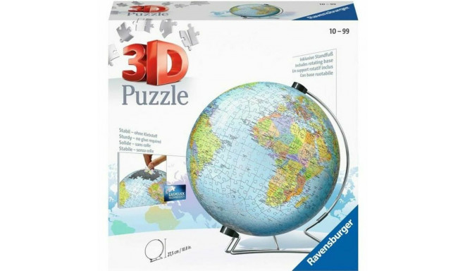 3D Puzzle Ravensburger Single Color Globe Unique 540 Pieces