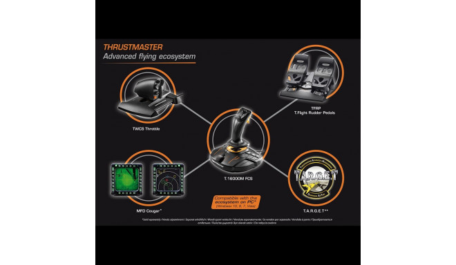 Thrustmaster T 16000M lennujuhtpult