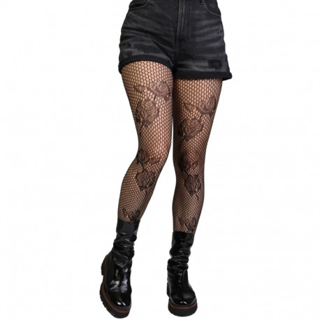 SOKISAHTEL NORA musta värvi võrkmustriga sukkpüksid 442