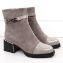 D&A S.Barski ankle boots with decorative heel Premium Collection W MR880-018 OLI269C (39)