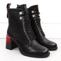 D&A S.Barski ankle boots with decorative heel Premium Collection W MR880-132 OLI270 (40)