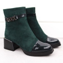 D&A S.Barski ankle boots with decorative heel Premium Collection W MR880-018 OLI269B (39)