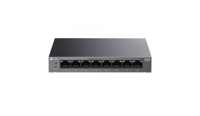 TP-Link LiteWave 8-portine gigabit lauakommutaator 8-portise PoE+ga