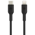 Belkin Lightning/USB-C Cable 1m PVC, mfi certified, black