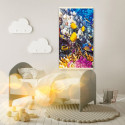 Infrapuna radiaator - painduv kütepaneel 430W TRIO muster 8 vein, mõõtmed 100x57cm koos regulaatorig