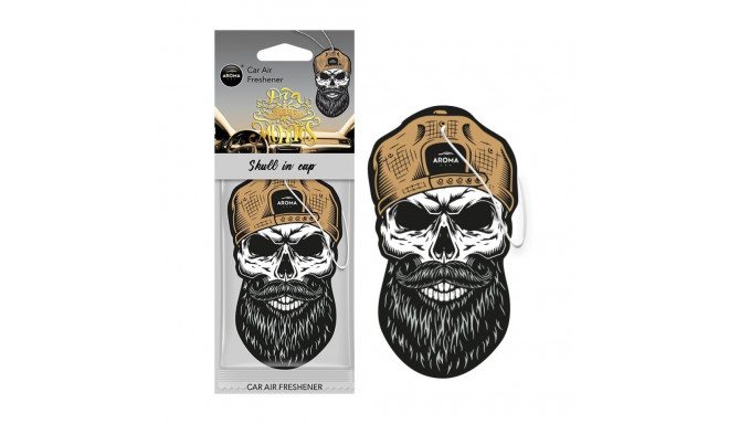 Odświeżacz powietrza aroma car muertos skull in a cap