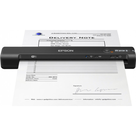 Epson WorkForce ES-60W A4 mobiilne skanner akuga
