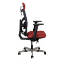 Task chair TUNE dark red/black
