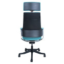 Task chair DELPHI teal blue