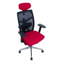 Task chair TUNE dark red/black