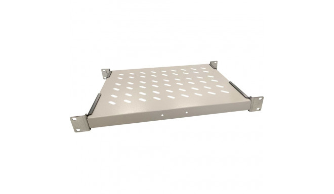 Lanview by Logon 1U 19" fikseeritud riiul valge (W:465 x D: 345 x H: 25)
