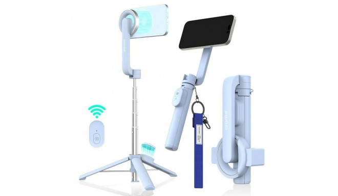 Araree Selfie Stick Bluetooth Magfie Pod Blue MagSafe Tripod AR60-01727C