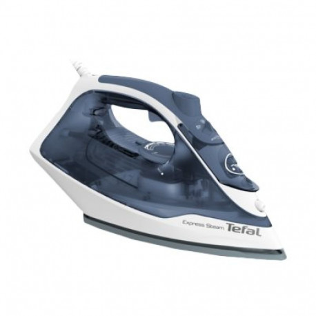TEFAL | FV2837E0 | Steam Iron | 2400 W | Water tank capacity 150 ml | Continuous steam 35 g/min | Bl