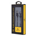 Gembird CC-USB2-AMLM-2M lightning cable Black