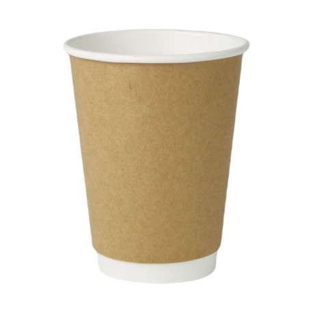 Cardboard coffee cup 250ml with double wall 25 pcs/pk