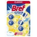 WC värskendaja BREF Power Aktiv Lemon 2x50g klambriga