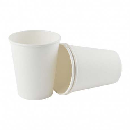 Cardboard coffee cup 250ml white 100pcs/pk