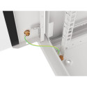 RACK CABINET 19" WALL-MOUNT 9U/600X450 FOR SELF-ASSEMBLY WITH METAL DOOR GREY LANBERG (FLAT PACK)