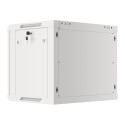 RACK CABINET 19" WALL-MOUNT 9U/600X450 FOR SELF-ASSEMBLY WITH METAL DOOR GREY LANBERG (FLAT PACK)