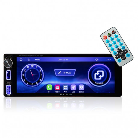 78-350# raadio blow avh-686a rds mp3/usb/micro sd/bluetooth