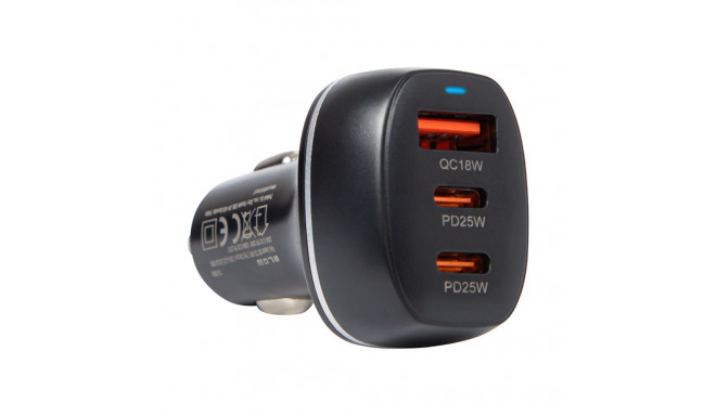 75-787# Ładowarka samochodowa gn.usb+usb-cx2 50w g50c