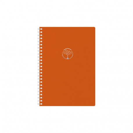 Raamatkalender UNIKA Spiral Kartong Nädal H oranž 2026a.