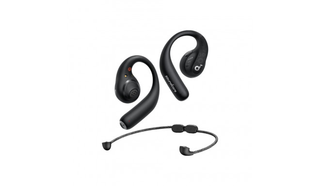 Anker Soundcore | Open-Ear Sport Headphones | AeroFit Pro | Bluetooth | Open-Ear | Microphone | Wire