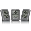 BRESSER Temeo Hygro Indicator 6 piece set Thermo-/Hygrometer grey