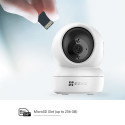 EZVIZ C6N 4MP Smart Indoor Smart Security PT Cam, with Motion Tracking - White