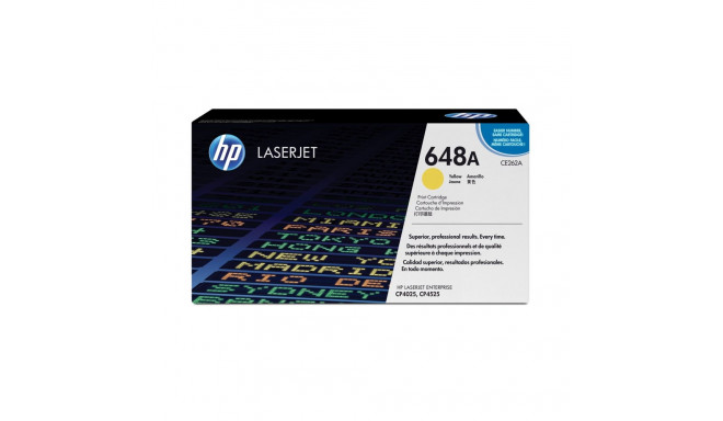 HP 648A Yellow Original LaserJet Toner Cartridge