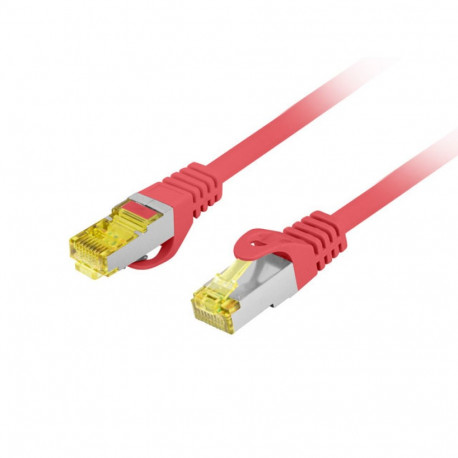 PATCHCORD CAT.6A S/FTP LSZH CU 3M RED FLUKE PASSED LANBERG