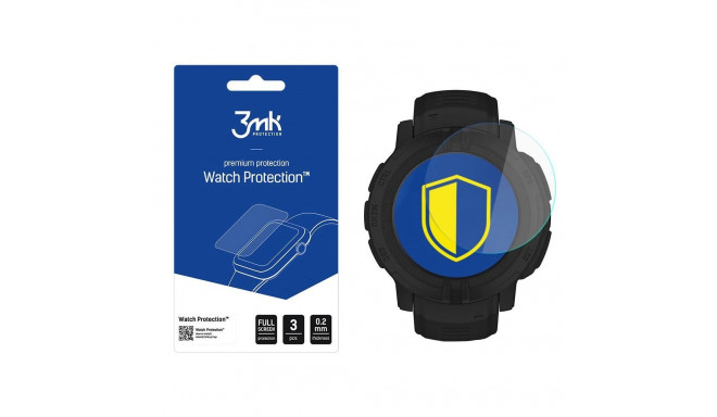 Tempered Glass 3mk Watch Protection FlexibleGlass for Garmin Instinct 2 / Solar