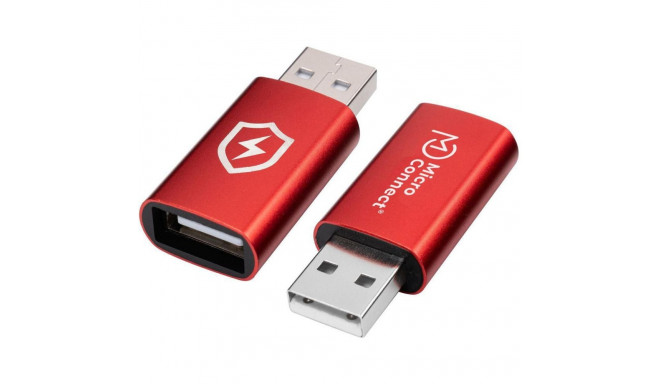 Adapter Microconnect USB-A - USB-A, andmete blokeerija