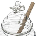HONEY JAR SPOON GLASS ROBLE