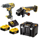 SET OF CORDLESS TOOLS DCK2020P2T-QW 2X5