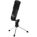 LORGAR Soner 313, Gaming Microphone, USB condenser microphone with Volume Knob & Echo Knob, Frequenc