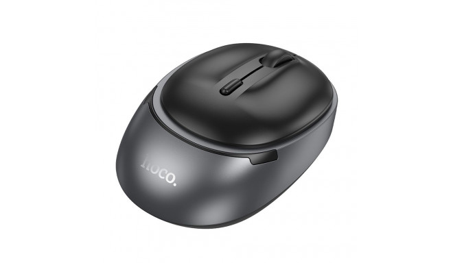 Wireless mouse Hoco 2,4G 1600 dpi GM34 black metal gray