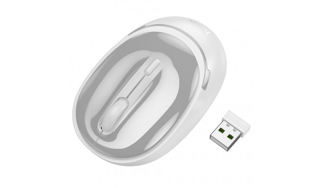 Wireless mouse Hoco 2,4G 1600 dpi GM34 gray white