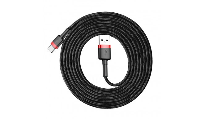 BASEUS cable USB A to Type C 1,5A Cafule CATKLF-U09 3 m balck red