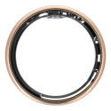 Smart Ring R11M- smart steel ring with charging box Size 7 (17.3mm), gold